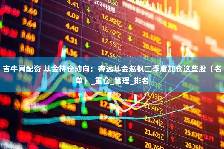 吉牛网配资 基金持仓动向：睿远基金赵枫二季度加仓这些股（名单）_重仓_管理_排名